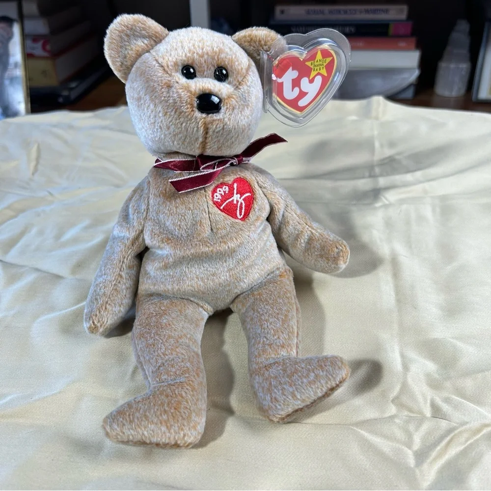 TY Original Beanie Baby 1999 Signature Bear with Tags